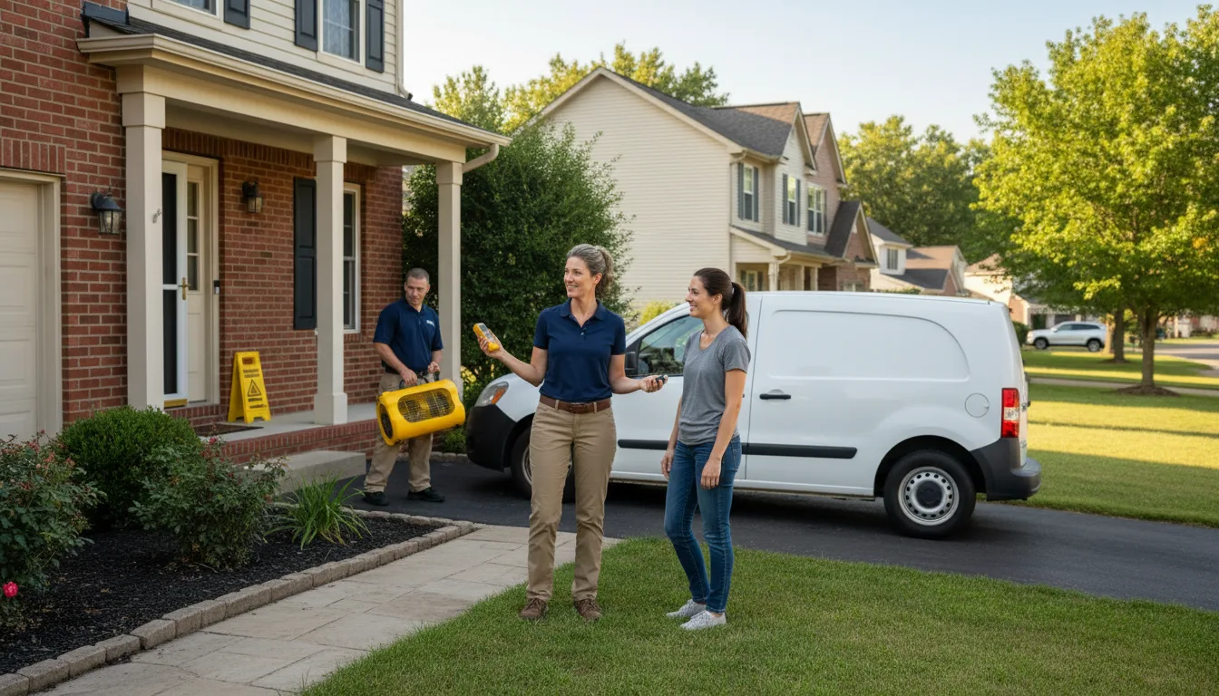 Water restoration image for Dehumidification And Cleanup Services in Wagram, NC
